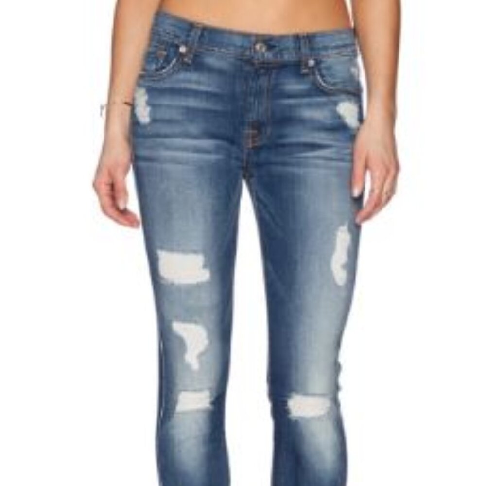 7 For All Mankind The Ankle Super Skinny, Style: AU809744A, 30x27, NWT $219 MSRP